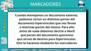 HIPERVINCULOS Y MARCADORES