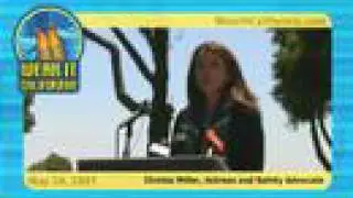Christa Miller's Speech At The Wear It Press Conference