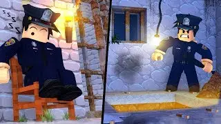 Roblox Jailbreak - SLEEPING POLICE LETS PRISONERS ESCAPE!