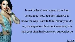 Demi Lovato Ft Cher Lloyd - Really Don't Care (lyrics)