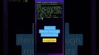 How to iterate through multiple lists in Python