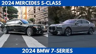 2024 Mercedes S-Class Vs. 2024 BMW 7-series Head-to-Head the top-tier luxury sedans Comparison
