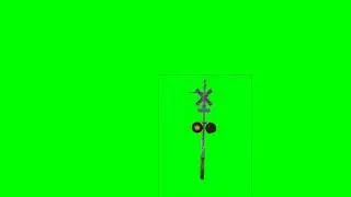 Road signal green screen