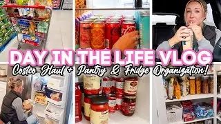 COSTCO HAUL + PANTRY & FRIDGE ORGANIZATION