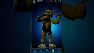 FNAF AR | FNAF 1 Golden Freddy | Workshop Animation 