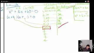 Factoring Monic Quadratics: WDIW?