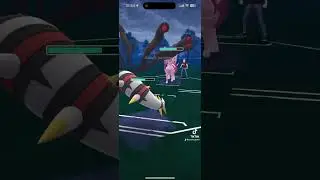 Origin giratina V/S shiny origin palkia legendary PVP battle in #pokemongo