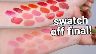 Project Apocalips SWATCH OFF part 5 FINAL - lip stains/tints