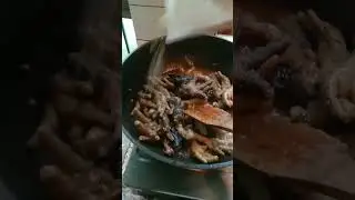 Chicken feet Adobo with Chicken Liver