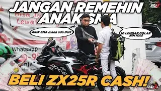 Disepelin, Bocah SMA ini beli Zx25r Cash, pake Duit 10 lembar Doang!!!