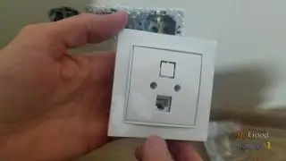 Подключение интернет розетка Nilson Thor комп'ютерна CAT5e RJ45 / как установить интернет розетку