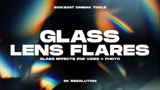 Glass Lens Flares (6K) | Glass Effects for Video + Photo