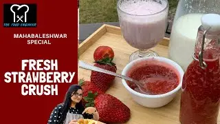 Fresh Strawberry Crush | Mahabaleshwar Special Strawberry Crush | No Preservative | Maori Crush