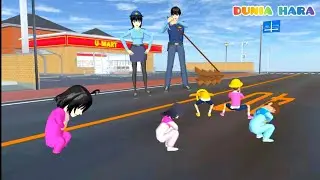 Huh? Yuta, Baby Hara's Giant Belly Has a Big Stomach 😱 Stomach Ache | Fake Police | Sakura School...
