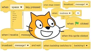 How to use every Events block in Scratch