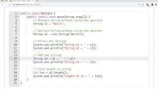 Introduction to Strings in Java