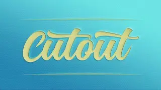 Adobe Photoshop Tutorial | Paper Cutout Text Effect