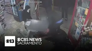 Thieves crash into Stockton store, steal ATM