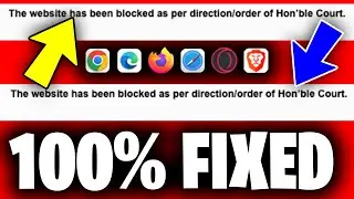 The website has been blocked as per direction/order of Hon'ble Court - Error Fixed 2022