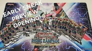 YUGIOH RISING RAMPAGE SNEAK PREVIEW 20 PACKS! TCG OPENING EARLY OPENING!🌟🌟🌟🌟🌟
