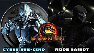 Mortal Kombat 9 - TAG Ladder Cyber Sub zero / Noob Saibot - [EXPERT] - No Matches / Rounds Lost