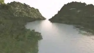 Vue xstream - 3d animation -  islands