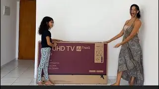 COMPRAMOS NOSSA TV LG 60 2020 polegadas