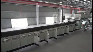 1800mm five ply corrugated cardboard production line with high speed