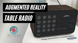 Eames Vintage Table Radio in Augmented Reality