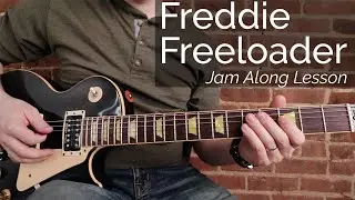 Freddie Freeloader - Miles Davis Jam Along Guitar Lesson