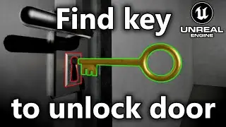 Door and Key (with lock) | Unreal Engine 5 tutorial
