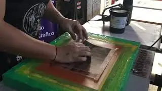 CALIBRE SU MESA DE REVELADO!! SERIGRAFÍA
