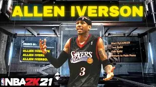 NBA 2K21 BRASIL - A BUILD DO ALLEN IVERSON É SIMPLESMENTE IMPARÁVEL! (CURRENT GEN)