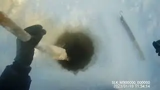 Проверка крючков на налима 19 01 2023