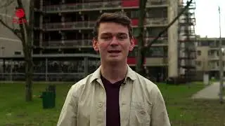 Tim Wagelaar op de campus Uilenstede