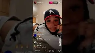 Coileray goes live on Instagram and gives a speech for her fans