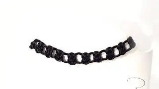 How to make a choker or necklace silk. Tutorial
