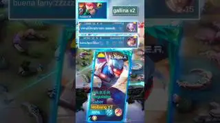 Parte 2 Saber jg Leyenda lV #saber #gameplay #mobilelegends
