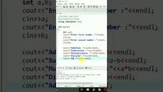 Arithmetic Operators In C++ Program | C++ Programming language | C plus plus Tutorial on Operators