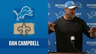 Dan Campbell postgame media availability | 2023 Week 13: Lions vs. Saints