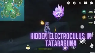 Hidden Electroculus in Tatarasuna Island - Genshin Impact Inazuma