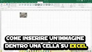 Come inserire un'immagine dentro una cella su Excel 2019
