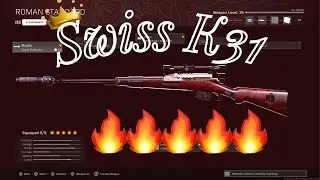 QUICK SWISS K31 - 16 kill squad gameplay - New Best Sniper in Warzone???