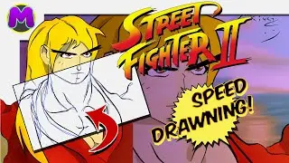 Speed Drawning Ken Street Fighter