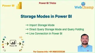 PBI_19: Storage Modes in Power BI || Connection Modes As - Import | Direct Query | Live Connection