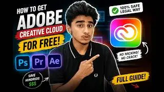 How To Get Adobe Creative Cloud for FREE (100% Legal way)