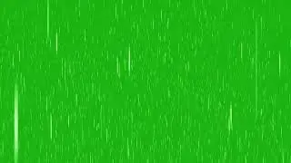 100% Free Green Screen - rain | Chroma Key Effect