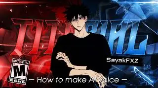 How To Make Anime AI Voices (JJK Narrator & Voice Cloning Tutorial)