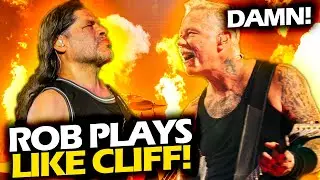 JAMES HETFIELD REACTION WHEN ROBERT TRUJILLO PLAYS LIKE CLIFF BURTON LIVE (2024) 