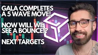 GALA GAMES PRICE PREDICTION 2022🎮GALA COMPLETES A 5-WAVE MOVE BUT WILL WE SEE A BOUNCE!?👑